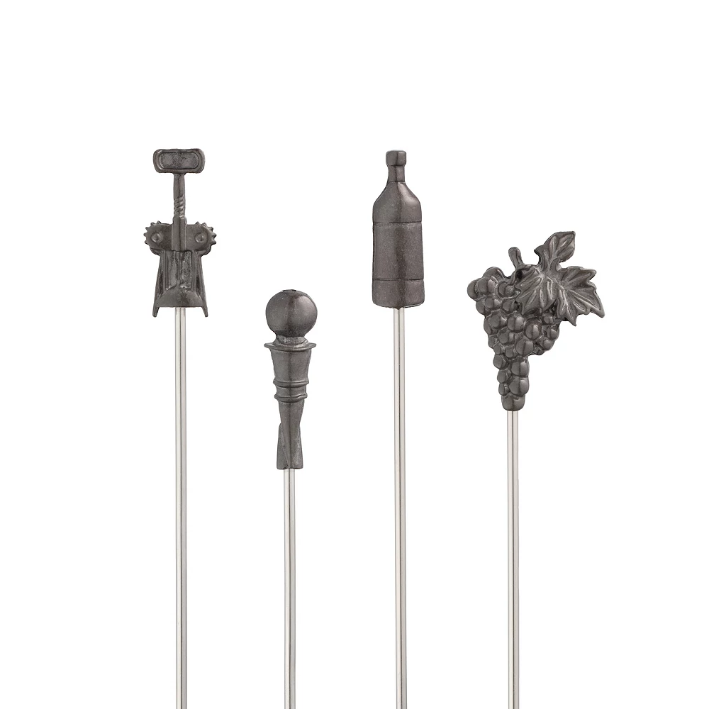 Thirstystone Wine 4-pc. Appetizer Pick Set 2 Thirstystone Wine 4-pc. Appetizer Pick Set - Image 2