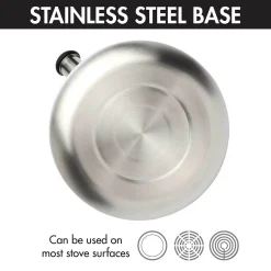 Primula Avalon 2.5-qt. Whistling Tea Kettle -dinner plate shop 2450686 ALT4