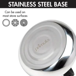 Primula Catalina 3-qt. Stainless Steel Whistling Tea Kettle 8 Primula Catalina 3-qt. Stainless Steel Whistling Tea Kettle -dinner plate shop 2450692 ALT2