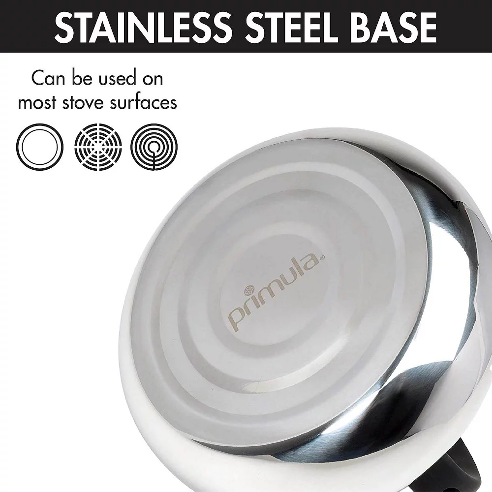 Primula Catalina 3-qt. Stainless Steel Whistling Tea Kettle 3 Primula Catalina 3-qt. Stainless Steel Whistling Tea Kettle - Image 3