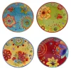Certified International Tunisian Sunset 4-pc. Salad Plate Set