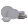 Certified International 12-piece Solid Melamine Dinnerware Set