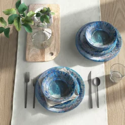 Alternative view of Certified International Radiance 12-piece Melamine Dinnerware Set