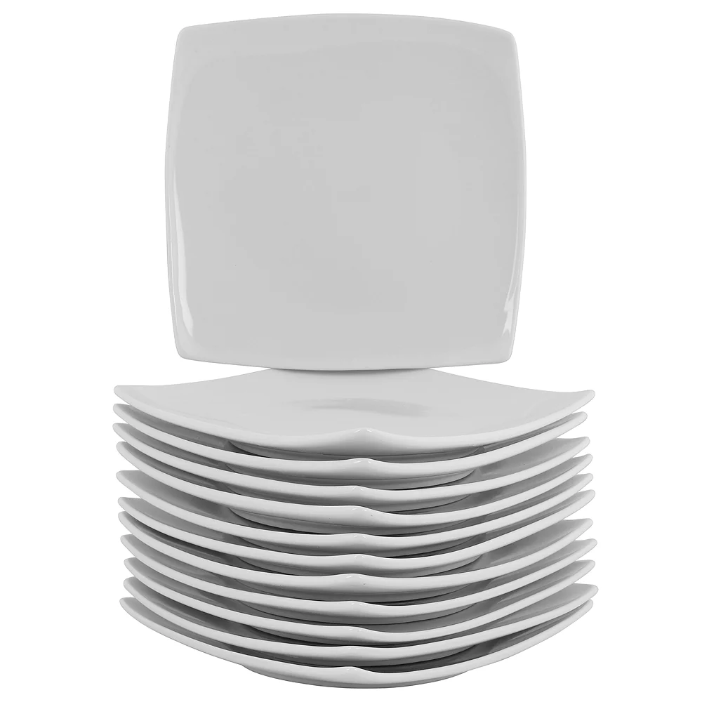 10 Strawberry Street 12-pc. Square Appetizer Plate Set 1 10 Strawberry Street 12-pc. Square Appetizer Plate Set