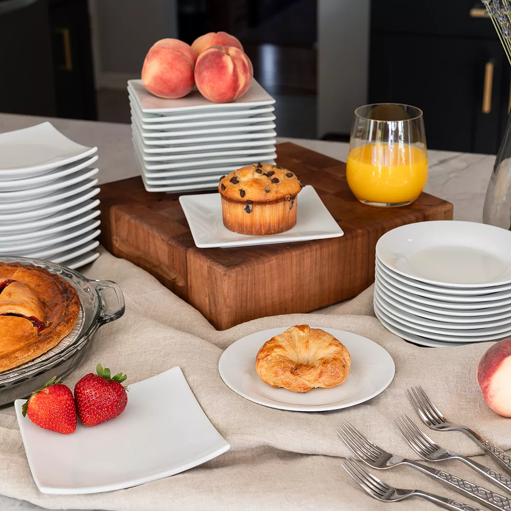 10 Strawberry Street 12-pc. Square Appetizer Plate Set 2 10 Strawberry Street 12-pc. Square Appetizer Plate Set - Image 2