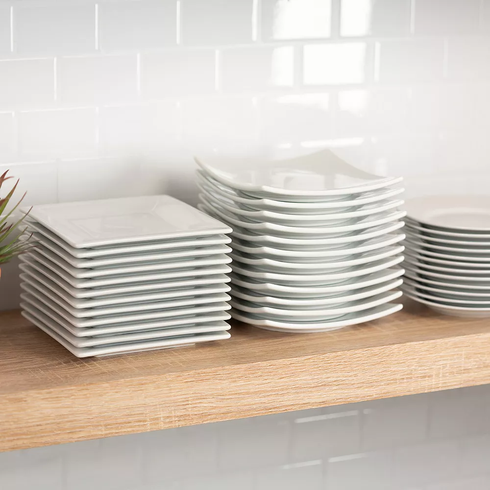 10 Strawberry Street 12-pc. Square Appetizer Plate Set 3 10 Strawberry Street 12-pc. Square Appetizer Plate Set - Image 3