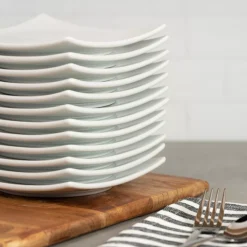 10 Strawberry Street 12-pc. Square Appetizer Plate Set 9 10 Strawberry Street 12-pc. Square Appetizer Plate Set -dinner plate shop 3678628 ALT4