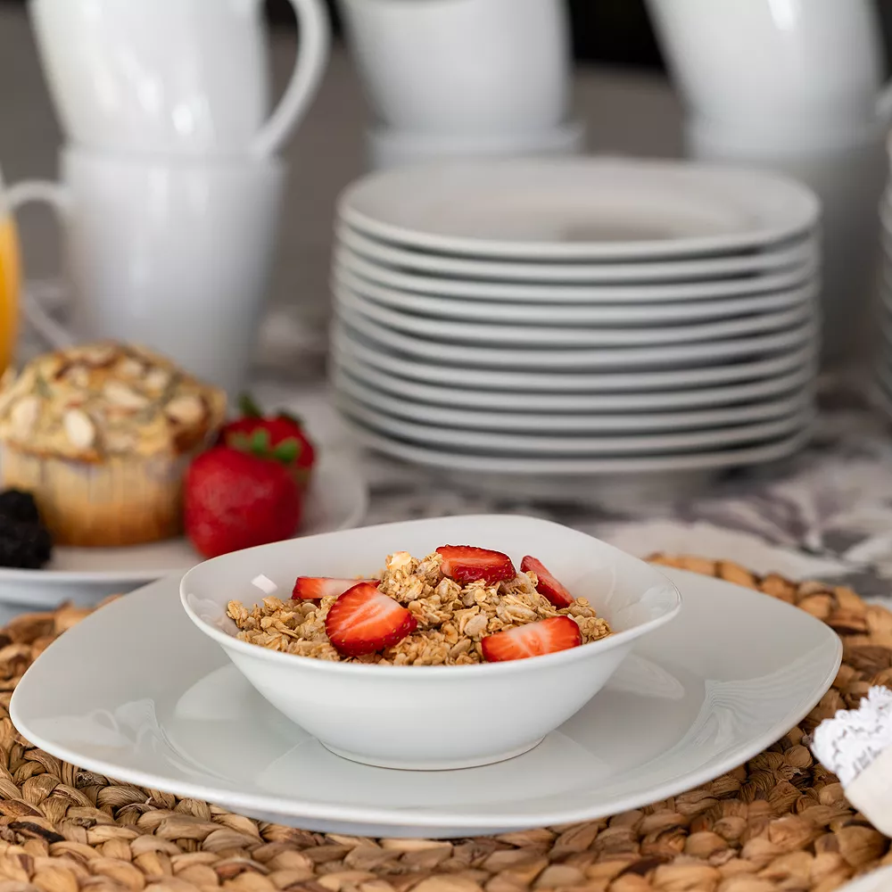 10 Strawberry Street 12-pc. Square Cereal Bowl Set 2 10 Strawberry Street 12-pc. Square Cereal Bowl Set - Image 2