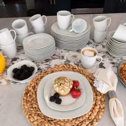 10 Strawberry Street 12-pc. Square Cereal Bowl Set 8 10 Strawberry Street 12-pc. Square Cereal Bowl Set -dinner plate shop 3678631 ALT2