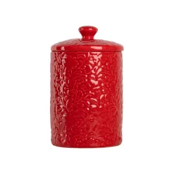 10 Strawberry Street Fleur Embossed 3-pc. Ceramic Canister Set 7 10 Strawberry Street Fleur Embossed 3-pc. Ceramic Canister Set -dinner plate shop 3890329 ALT2