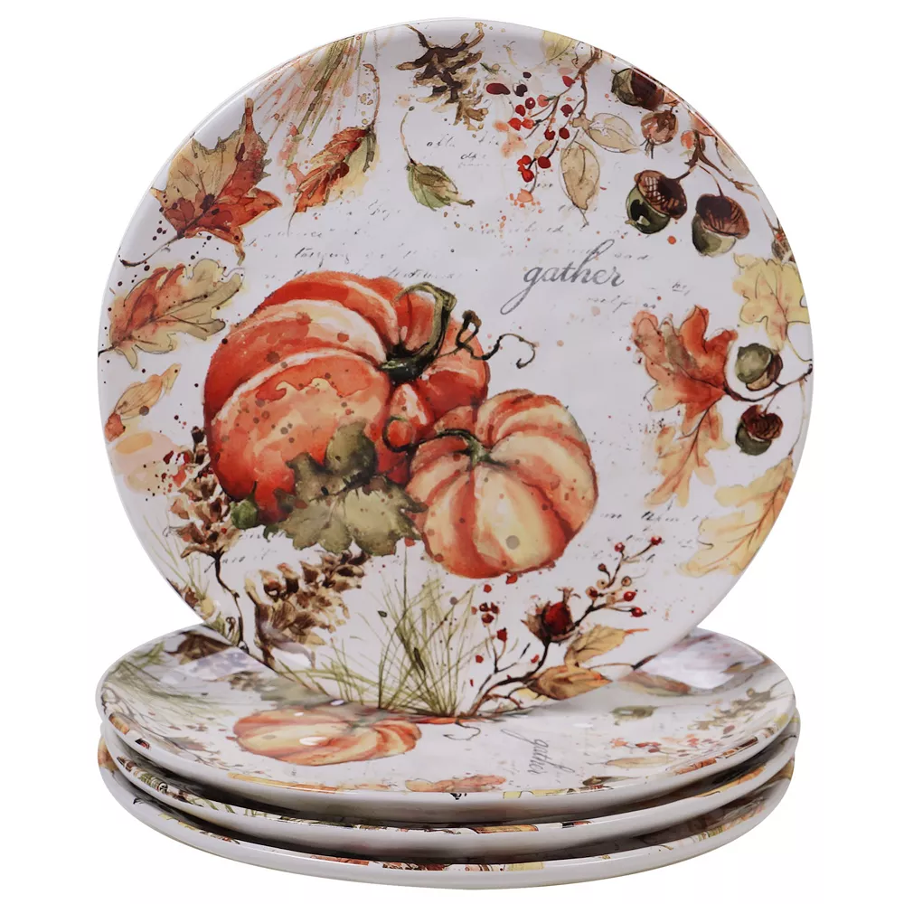 Certified International Harvest Splash 4-pc. Dinner Plate Set 1 Certified International Harvest Splash 4-pc. Dinner Plate Set