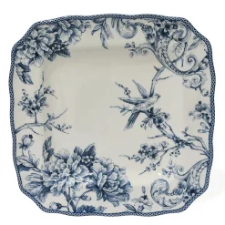 222 Fifth Adelaide Blue 16-pc. Square Dinnerware Set -dinner plate shop 4014935 ALT3