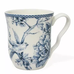 222 Fifth Adelaide Blue 16-pc. Square Dinnerware Set -dinner plate shop 4014935 ALT4