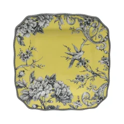 Alternative view of 222 Fifth Adelaide Yellow 16-pc. Square Dinnerware Set