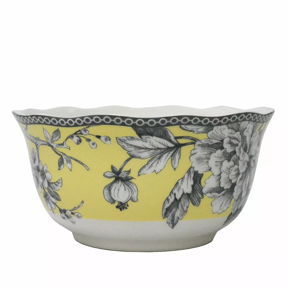 222 Fifth Adelaide Yellow 16-pc. Square Dinnerware Set 3 222 Fifth Adelaide Yellow 16-pc. Square Dinnerware Set - Image 3