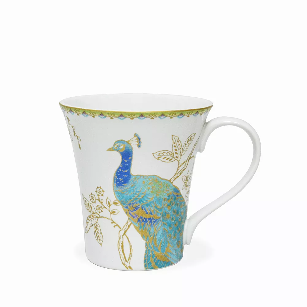 222 Fifth Peacock Garden White 16-pc. Dinnerware Set 4 222 Fifth Peacock Garden White 16-pc. Dinnerware Set - Image 4