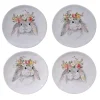 Certified International Sweet Bunny 4-pc. Dessert Plate Set