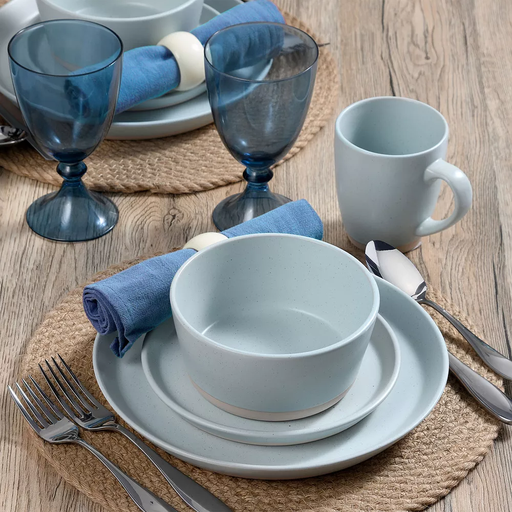 Pfaltzgraff Hudson Blue 16-pc. Dinnerware Set 2 Pfaltzgraff Hudson Blue 16-pc. Dinnerware Set - Image 2
