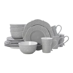 Pfaltzgraff Abby Gray 16-pc. Dinnerware Set