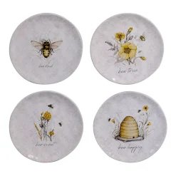 Certified International Bee Sweet 4-pc. Salad Plate Set