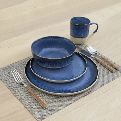 Alternative view of Baum Apex Blue 16-pc. Dinnerware Set