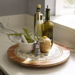 Gourmet Basics Vella Round Lazy Susan -dinner plate shop 4798287 ALT2