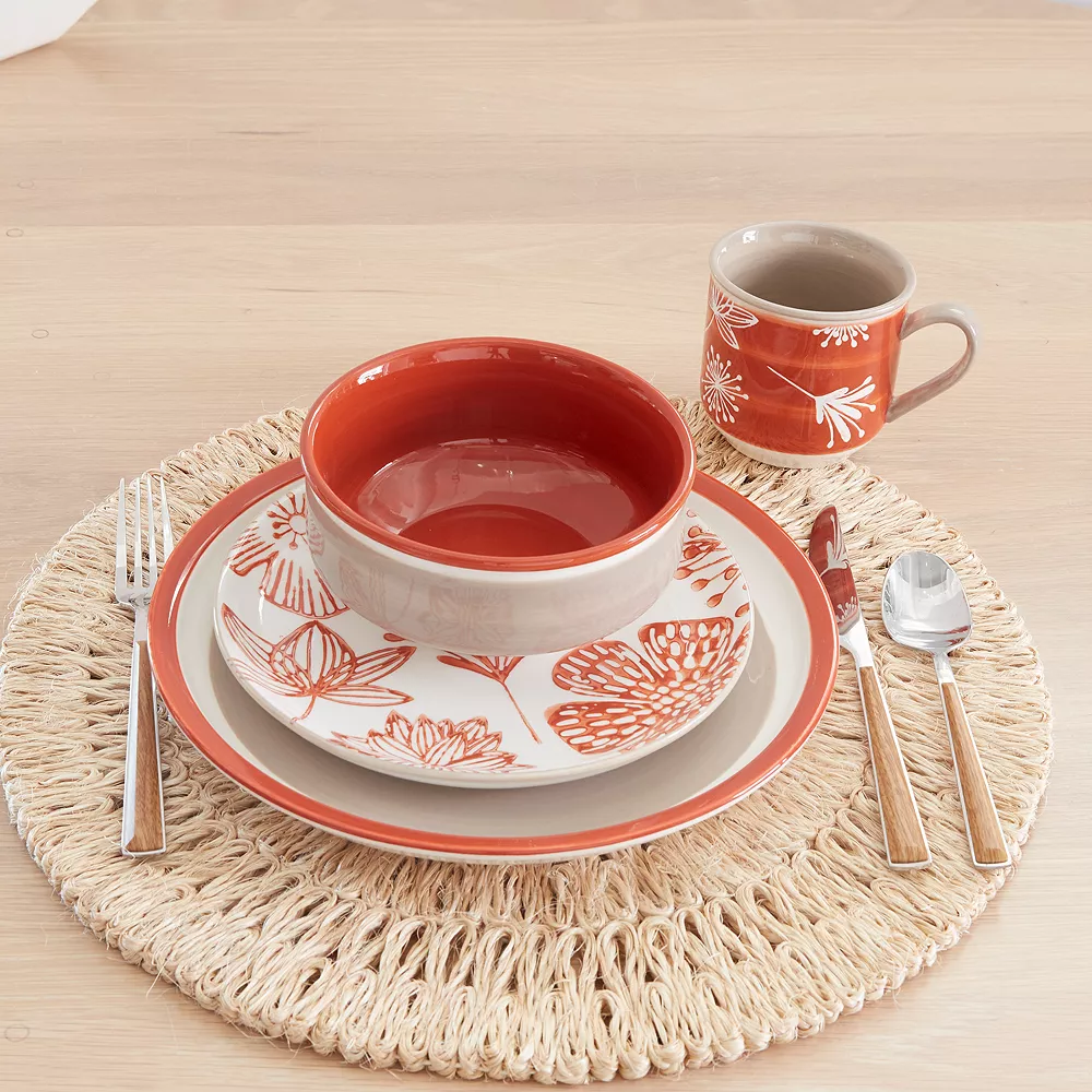 Baum Couleur Red 16-pc. Dinnerware Set 2 Baum Couleur Red 16-pc. Dinnerware Set - Image 2