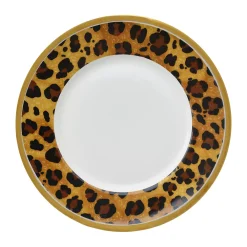 222 Fifth Serengeti Leopard 16-pc. Dinnerware Set -dinner plate shop 4944469 ALT3