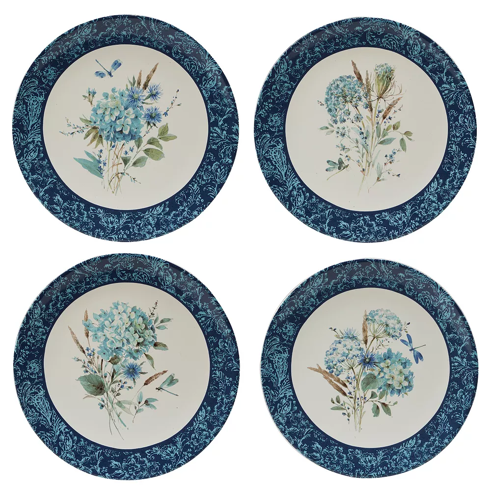 Certified International Bohemian Blue 4-pc. Dinner Plate Set 1 Certified International Bohemian Blue 4-pc. Dinner Plate Set