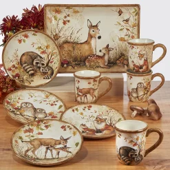 Certified International Pine Forest 16-pc. Dinnerware Set -dinner plate shop 4988037 ALT2