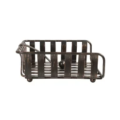 Spectrum Stripe Weighted Oil-Rubbed Bronze Napkin Holder -dinner plate shop 4991681 ALT3