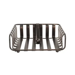 Spectrum Stripe Weighted Oil-Rubbed Bronze Napkin Holder -dinner plate shop 4991681 ALT4