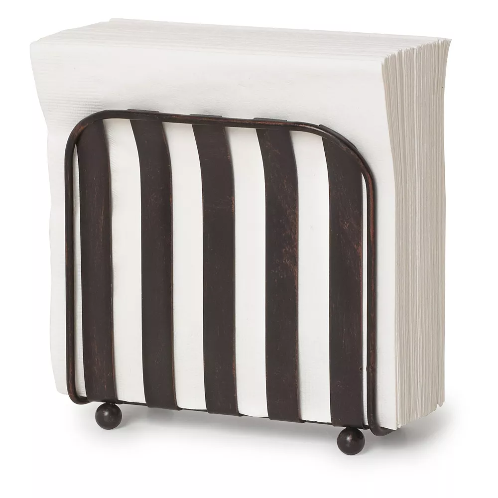 Spectrum Stripe Oil-Rubbed Bronze Napkin Holder 1 Spectrum Stripe Oil-Rubbed Bronze Napkin Holder