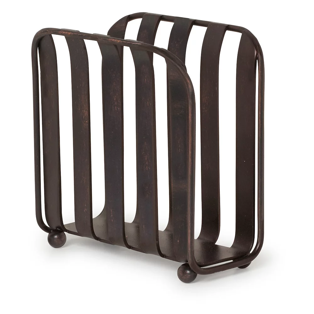 Spectrum Stripe Oil-Rubbed Bronze Napkin Holder 2 Spectrum Stripe Oil-Rubbed Bronze Napkin Holder - Image 2