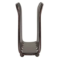 Spectrum Stripe Oil-Rubbed Bronze Napkin Holder 8 Spectrum Stripe Oil-Rubbed Bronze Napkin Holder -dinner plate shop 4991684 ALT3