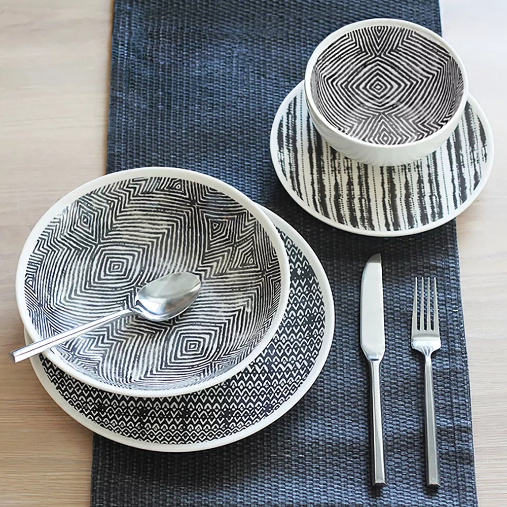 Baum Dalton 16-pc. Dinnerware Set 2 Baum Dalton 16-pc. Dinnerware Set - Image 2