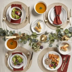 The Big One® Farm Stripe 12-pc. Dinnerware Set -dinner plate shop 5046096 ALT2