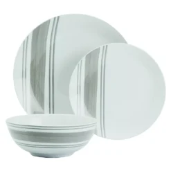 The Big One® Farm Stripe 12-pc. Dinnerware Set -dinner plate shop 5046096 ALT3