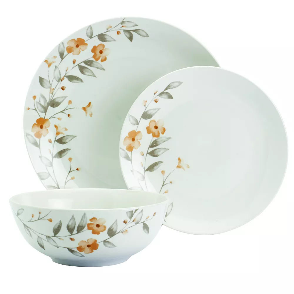 The Big One® Warm Floral 12-pc. Dinnerware Set 3 The Big One® Warm Floral 12-pc. Dinnerware Set - Image 3