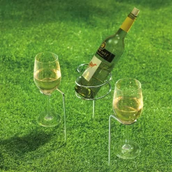 Spectrum SteadySticks Wine & Champagne Bottle Holder -dinner plate shop 5121152 ALT2