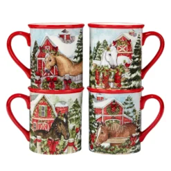 Certified International Homestead Christmas 16-pc. Dinnerware Set -dinner plate shop 5178474 ALT3