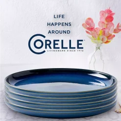 Corelle 4-pc. Reactive Glaze Stoneware Dinner Plate Set -dinner plate shop 5273408 ALT8