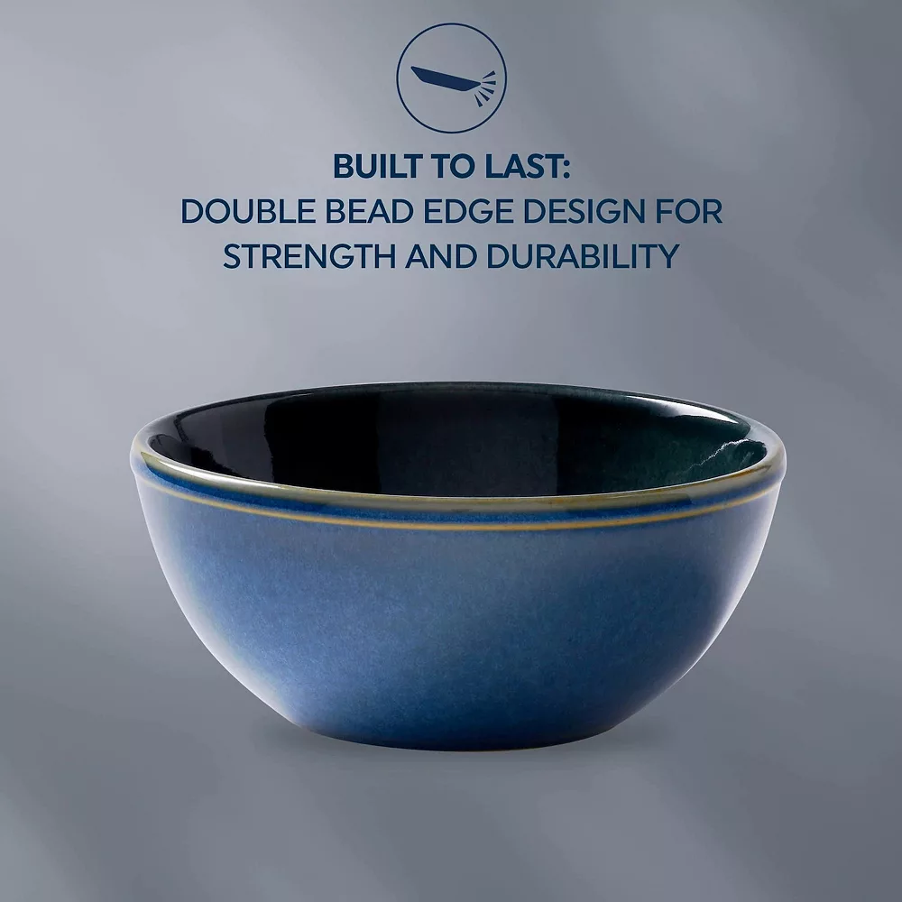 Corelle 4-pc. Reactive Glaze Stoneware Bowl Set 3 Corelle 4-pc. Reactive Glaze Stoneware Bowl Set - Image 3