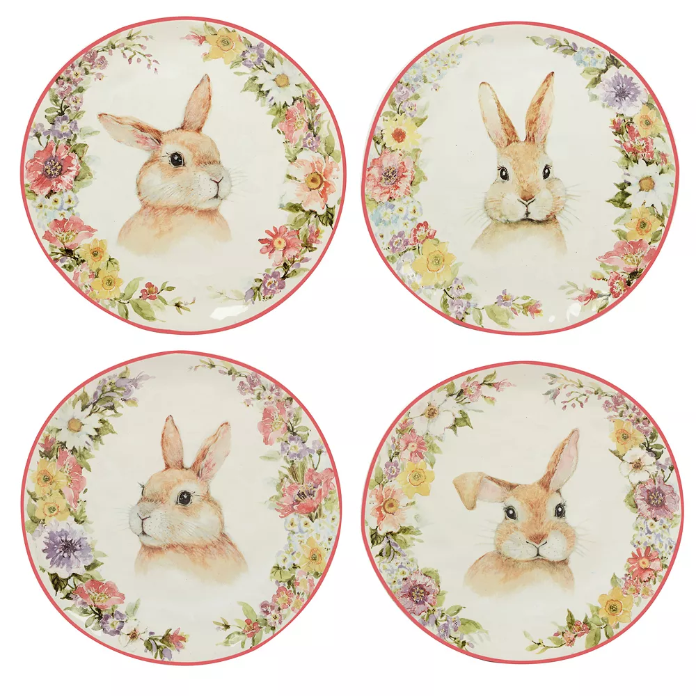 Certified International Easter Garden 4-pc. Salad Plate Set 1 Certified International Easter Garden 4-pc. Salad Plate Set
