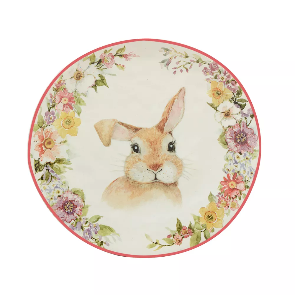 Certified International Easter Garden 4-pc. Salad Plate Set 4 Certified International Easter Garden 4-pc. Salad Plate Set - Image 4
