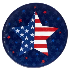 Alternative view of Certified International Stars & Stripes 6-pc. Salad Plate Set