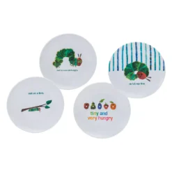 Godinger Silver World Of Eric Carle "The Very Hungry Caterpillar" 4-pc. Kids' Melamine Plate Set