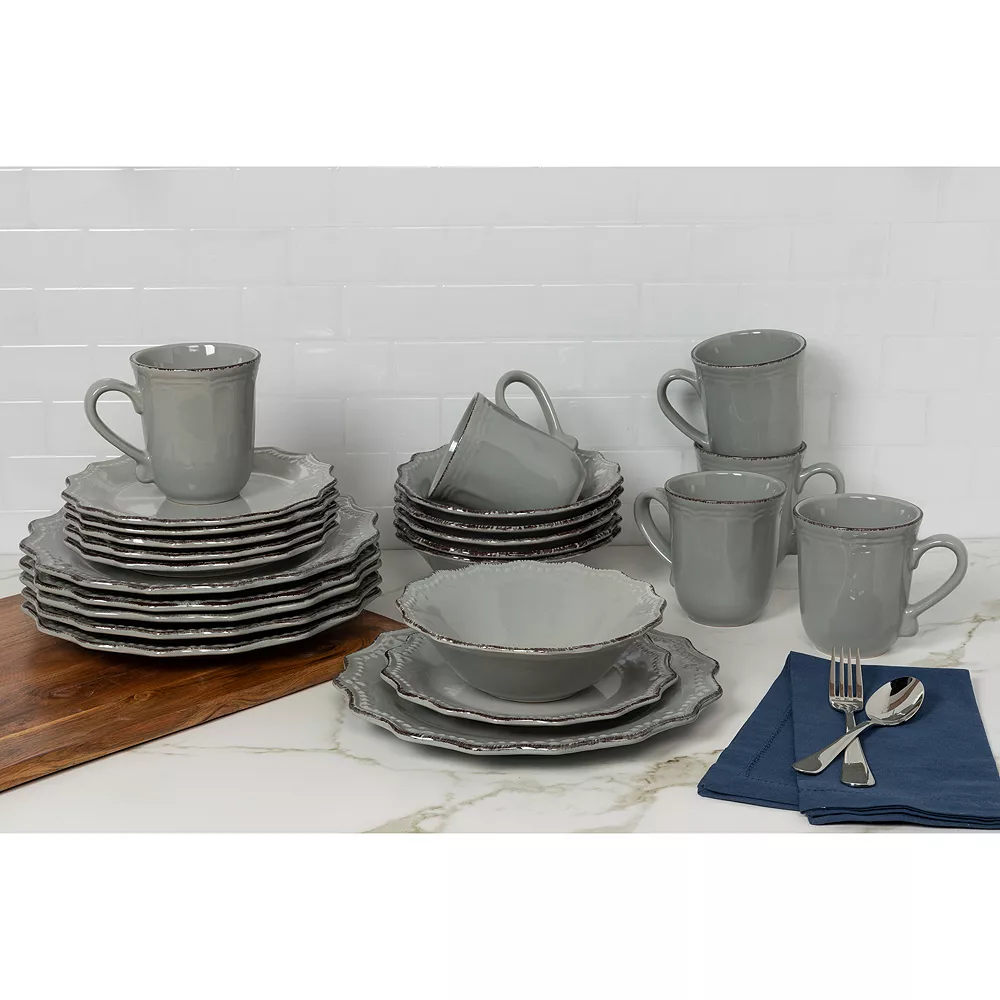 10 Strawberry Street Oxford 24-pc. Dinnerware Set 4 10 Strawberry Street Oxford 24-pc. Dinnerware Set - Image 4