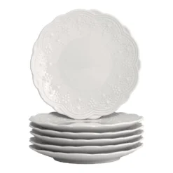 10 Strawberry Street Valentina 6-pc. Bread & Butter Plate Set