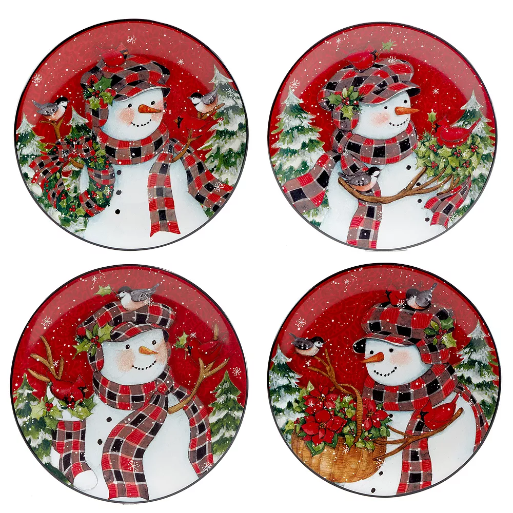 Certified International Christmas Lodge Snowman 16-pc. Dinnerware Set 3 Certified International Christmas Lodge Snowman 16-pc. Dinnerware Set - Image 3